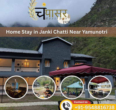 Birla Ashram in Yamunotri Now Known as Champasar Heritage | Janki Chatti Room Booking Near Parking